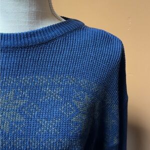 Blue Snowflake Sweater